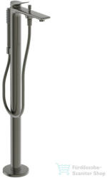 Ideal Standard CONCA szabadon álló kádtöltő csaptelep zuhanyszettel, alaptest nélkül, Magnetic grey BD460A5 (BD460A5)