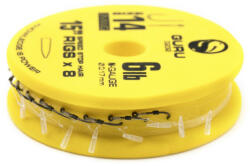 Guru SMWG Speed Stop Rig 14 Füles, Szakáll Nélküli Monofil Előkötött Horog 8db (GRR232)
