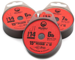 Guru SMWG Bait Bands 14 Füles, Szakáll Nélküli Monofil Előkötött Horog 8db (GRR161)