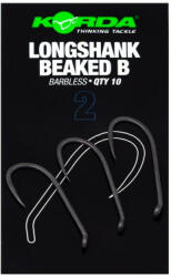 Korda Longshank Beaked 2 Füles, Szakáll Nélküli Bojlis Horog 10db (KLSBB2)