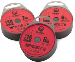 Guru QM1 Bait Bands 16 Füles, Szakáll Nélküli Monofil Előkötött Horog 8db (GRR125)