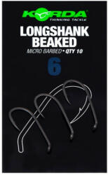 Korda Longshank Beaked 6 Füles, Szakállas Bojlis Horog 10db (KLSB6)