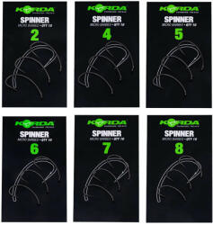 Korda Spinner 5 Füles, Szakállas Bojlis Horog 10db (KSPR5)
