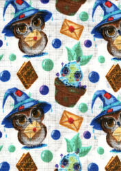 Mintás textil pelenka 1db-os - Magic bagoly - babyshopkaposvar