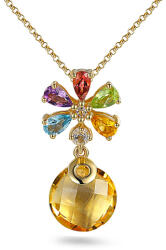 Heratis Forever Nyaklánc színpompás drágakövekkel 5, 10 ct IZBR1248