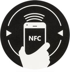  NFC matrica NXP MIFARE NTAG213 újraírható chippel NFC-3013-bk