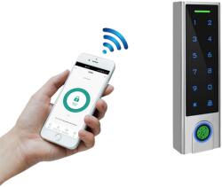  Cseppálló (IP66), naplózható, WiFi-s, önálló működésű biometrikus kártyaolvasó és kódzár HF3-WIFI