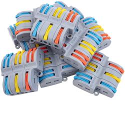  Gyorcsatlakozó 3x2 utas elosztáshoz 0, 08 - 2, 5 mm2 vezetékhez 10 darabos csomag LA-FD-36(P10)