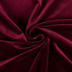 Takoy Elasztikus bársony anyag prémium Gloss 300g bordó színű