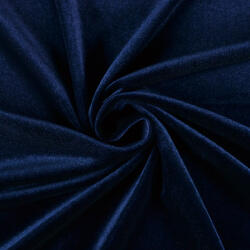 Takoy Elasztikus bársony anyag prémium Gloss 300g sötétkék színű