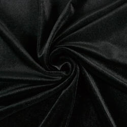 Takoy Elasztikus bársony anyag prémium Gloss 300g fekete színű