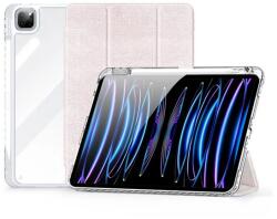 Dux Ducis UNID tok álló, textil hatású (aktív FLIP, oldalra nyíló, TRIFOLD, asztali tartó, ceruza tartó) RÓZSASZÍN Apple IPAD Pro 11 (2024) (GP-158140)