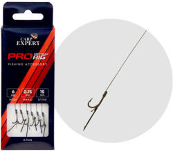 EnergoTeam Carlige Legate Carp Expert Pro Method Feeder Hair Rig With Bait Sting, Fir Textil 0.15mm, Carlig Nr. 14, Spin 7mm, 6buc/plic (42865-143)