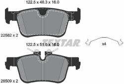 TEXTAR set placute frana, frana disc TEXTAR Q+ 2258201 (2258201)