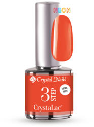 Crystal Nails 3 STEP HEMA Free CrystaLac - HF12 (4ml) - Neon narancs