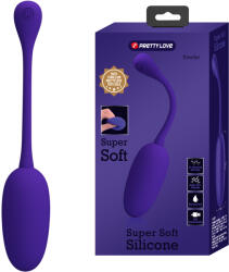 Pretty Love Knucker Super Soft Silicone Vibration Egg Purple