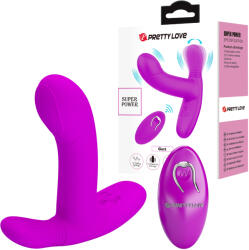 Pretty Love Vibrator Geri Super Power Dual Stimulator Purple Vibrator