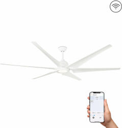 Faro Barcelona CIES XL fehér LED mennyezeti csillár ventilátor (FAR-33512WPA-1) LED 1 izzós IP20 (33512WPA-1)
