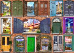 Bluebird Puzzle - Puzzle Davison: Doors of USA - 1 500 piese Puzzle