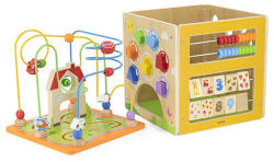 Viga Toys Cub mare cu activitati 5 in 1, viga (44591) - bekid