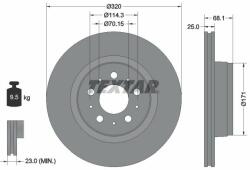 TEXTAR Disc frana TEXTAR PRO+ 92333005 (92333005)