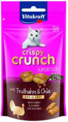 Vitakraft Crispy Crunch Superfood - jutalomfalat macskák részére pulykával és chia maggal 60g