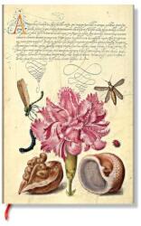 Paperblanks Тефтер Pink Carnation, Mini, широки редове, мека корица, 104 листа (FB9729-7)