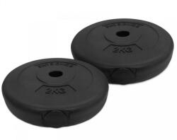 Physionics Set de greutăți umplute cu nisip și ciment, 2 x 2 kg (WEIGHT-2x2)