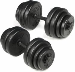 Physionics Set de gantere 30 kg (2 x 15 kg) (HSTA05/B)