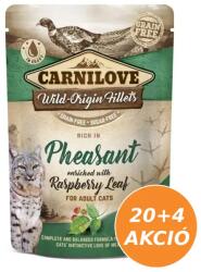 CARNILOVE Cat tasakos Pheasant with Raspberry Leaves - Fácán málnalevéllel 24x85g