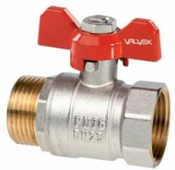 Valvex ORO 1˝ FŰTÉSI golyóscsap FIX-KB, T-fogantyús PN 16, 120°C
