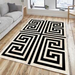 Asir GROUP Kötött szőnyeg geometrikus mintával 100 x 300 cm bézs (599HFT3581)