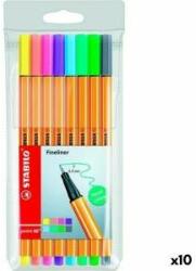 STABILO Set de Carioci Stabilo Point 88 Multicolor (10 Unități)