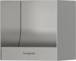 Hansgrohe XtraStoris Original süllyesztett WC papír tartó, szálcsiszolt rozsdamentes acél 56065800 (56065800)