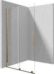 Deante Prizma Walk-in zuhanyajtó 120x195 átlátszó üveggel, arany profilszín KTJ_Z32R (KTJ_Z32R)