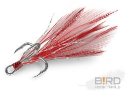 Delphin B! RD Hook TRIPLE / 3db piros tollak #10 (101003094) - marlin