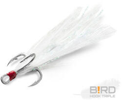 Delphin B! RD Hook TRIPLE / 3db fehér tollak #8 (101003091) - marlin