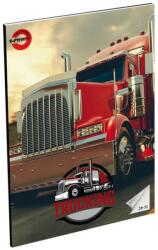 T-Creativ sima füzet A5 - 20-32 - kamionos (TC24-A16011020-904398-13TRUCKING)