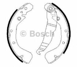 Bosch Set saboti frana OPEL ASTRA G Combi (F35) (1998 - 2009) BOSCH 0 986 487 554