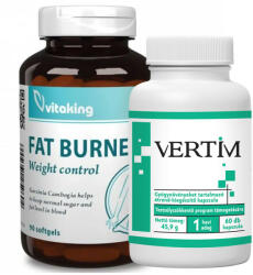Vertim + Fat Burner étrend-kiegészítő kapszula 60+90 db - vitalnatural