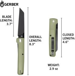 Gerber Pledge zuzmó zöld zsebkés 1067525