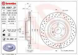 BREMBO Disc frana MERCEDES M-CLASS (W166) (2011 - 2016) BREMBO 09. A961.21