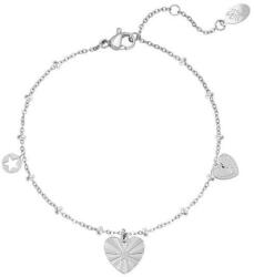  SMARTECH Bratara Inox Heart Coins, Argintiu