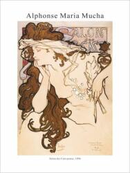  Принт Salon des Cent poster, Алфонс Муха - репродукция (Print1064)
