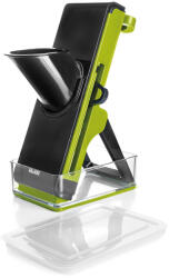 Ibili Razatoare tip mandolina verticala Ibili-Easycook, otel inoxidabil plastic, 17.2x11.3x5.2 cm, negru verde (IB-691400)
