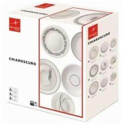 GimiHome Set farfurii opal, 18 piese, Bormioli Chiaroscro (GM568041) Serviciu de masa