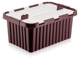  Cutie depozitare 10L cu capac incorporat, din plastic color (GM94684)
