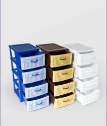 Sterk Plast Dulap Plastic 4 Sertare Universal Sterk, 67 X 45 X 90, Diferite Culori (gm939) Pantofar