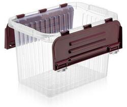  Cutie depozitare 26 L cu capac incorporat, din plastic transparenta (GM93096)