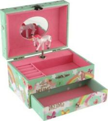 Teddies Cutie de bijuterii cu unicorn, cu mecanism de învârtire (TD00861299)